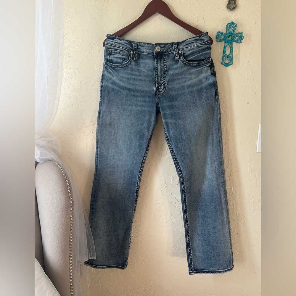 Men’s Silver Jeans great condition size 34/32